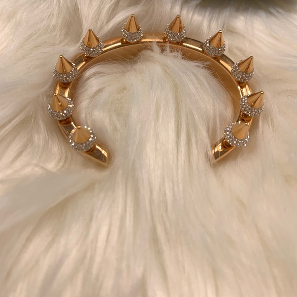 Vita Fede gold crystal bangle size m - Picture 4 of 6